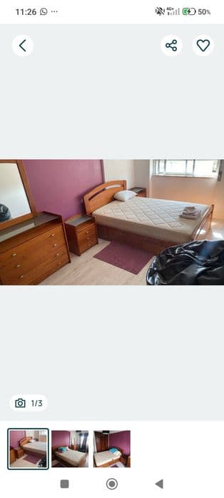Quarto mobilado em Belas