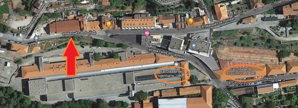 T1 duplex mobilado com terraço e garagem na Covilhã — imagem 1